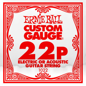 ​Одиночная струна для электро и акустической гитары Ernie Ball 1022, 22