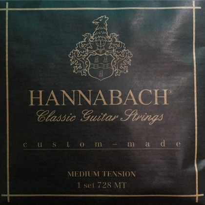 Струны для классической гитары Hannabach 728MTC Custom Made Carbon 4/4
