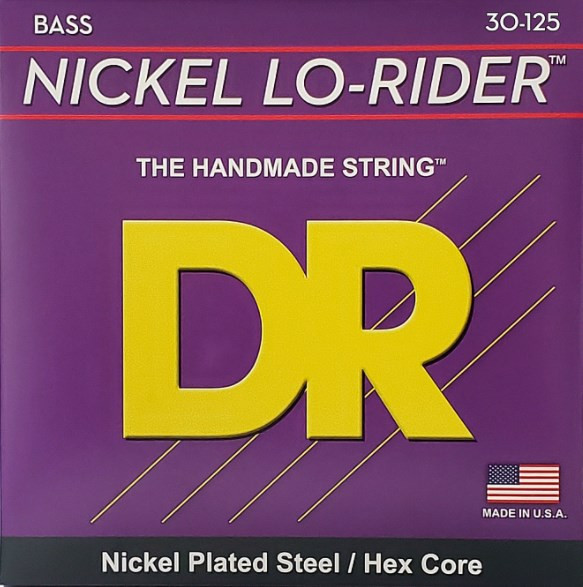DR NMH6-30 - NICKEL LO-RIDER - струны для 6-струнной бас-гитары, никель, 30 - 125