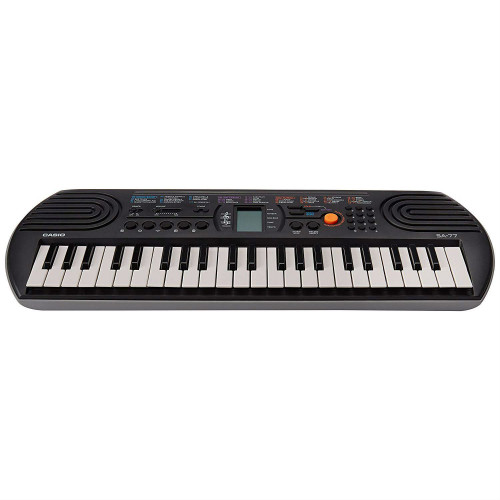 Casio SA 77 синтезатор с автоаккомпанементом, 44 клавиши, 8 полифония, 100 тембров, 10 стилей