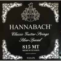 Струны для классической гитары Hannabach 815MTC Black Carbon SILVER SPECIAL 4/4