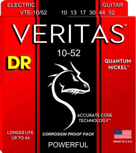 DR Strings VTE-10/52 Veritas Quantum Nickel Electric 10-52 струны для электрогитары