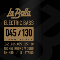 ​Струны для бас-гитары La Bella RX-N5D Nickel Plated 45-130 2 комплекта