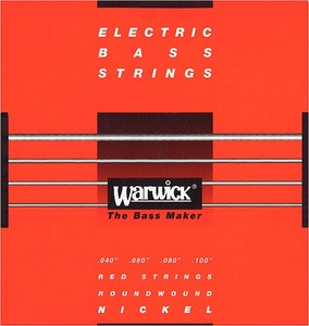 Warwick 46210 ML 4 Red Label струны для бас-гитары 40-100, никель