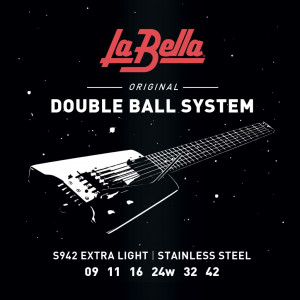 La Bella S942 комплект струн для электрогитары без головы грифа (9-42)