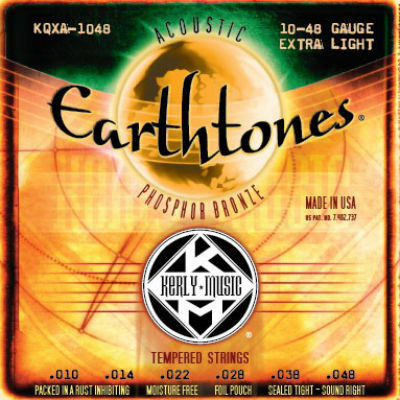 ​Струны для акустической гитары Kerly KQXA-1048 Earthtones Phosphor Bronze Tempered, 10-48
