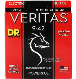 DR Strings VTE-9 Veritas Quantum Nickel Electric 9-42 струны для электрогитары