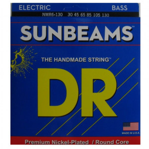 DR NMR6-130 - SUNBEAM™ - струны для 6-струнной бас-гитары, никель, 30 - 130