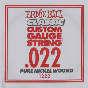 Ernie Ball 1222 струна для электро и акустических гитар, калибр .022