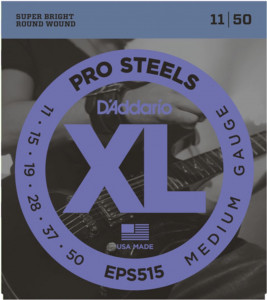 ​Струны для электрогитары D'Addario EPS515 Pro Steels Medium 11-50