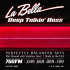 Струны для бас-гитары La Bella 760FM 49-109 Stainless Steel Flat Wound