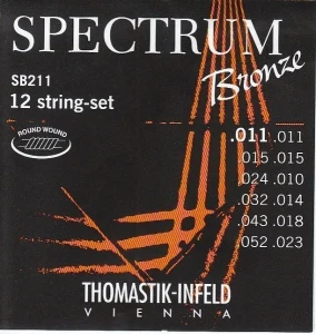 Thomastik Spectrum SB211 струны для 12-ти струнной гитары 11-52, бронза