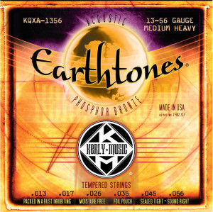 ​Струны для акустической гитары Kerly KQXA-1356 Earthtones Phosphor Bronze Tempered, 13-56