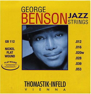 Струны для полуакустической гитары Thomastik GB112 George Benson Jazz 12-53