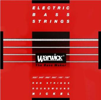Warwick 46401 M 6 Red Label струны для бас-гитары 25-135, никель