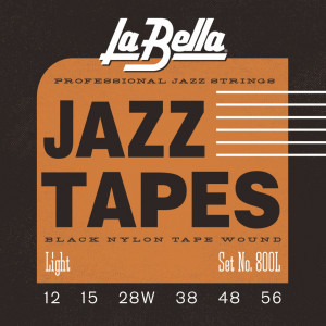 La Bella 800L Black Nylon комплект струн для электрогитары (12-56)