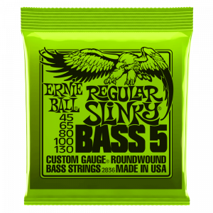 Струны для бас-гитары Ernie Ball 2836 Regular Slinky 5-string Nickel Wound Bass 45-130
