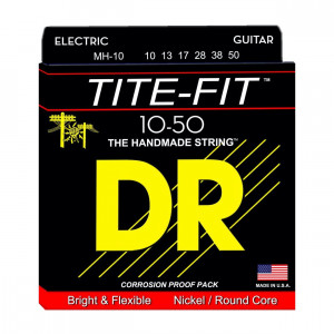 DR MH-10 Tite-Fit Nickel Plated Electric 10-50 струны для электрогитары