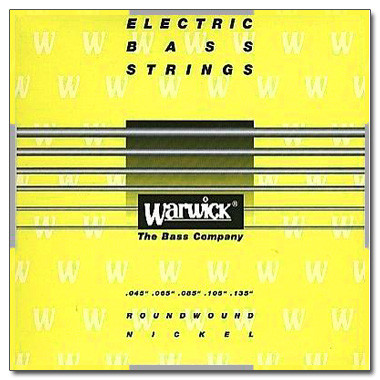 Warwick 41301 M 5 B Yellow Label струны для бас-гиатры 45-135, никель
