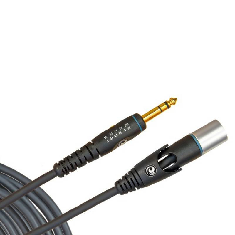 Planet Waves PW-GMMS-10 XLR(M) кабель микрофонный поворотный - Jack 1/4", 3.05 метра