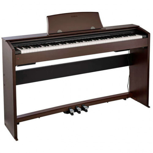 Casio PX-770BN цифровое фортепиано, 88 клавиш, 128 полифония, 19 тембров, 4 хоруса, 4 реверберации