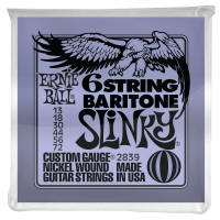 Струны для электрогитары Ernie Ball 2839 Baritone Slinky 13-72