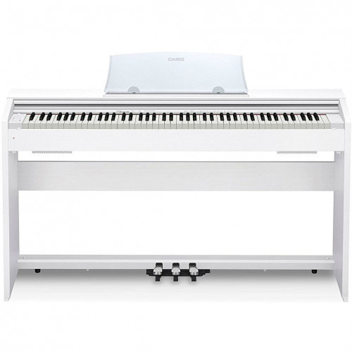 Casio PX-770WE цифровое фортепиано, 88 клавиш, 128 полифония, 19 тембров, 4 хоруса, 4 реверберации