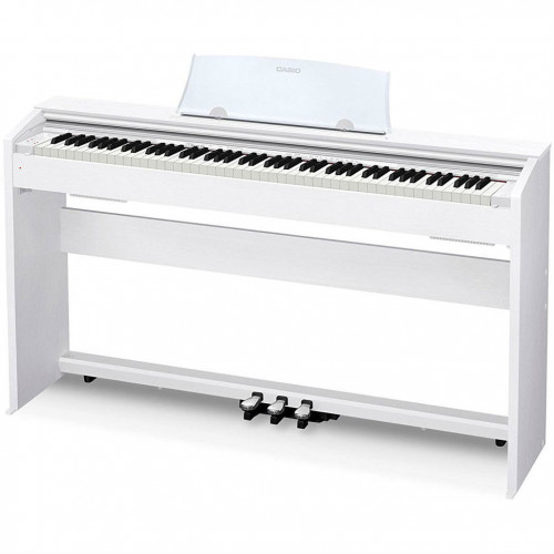 Casio PX-770WE цифровое фортепиано, 88 клавиш, 128 полифония, 19 тембров, 4 хоруса, 4 реверберации