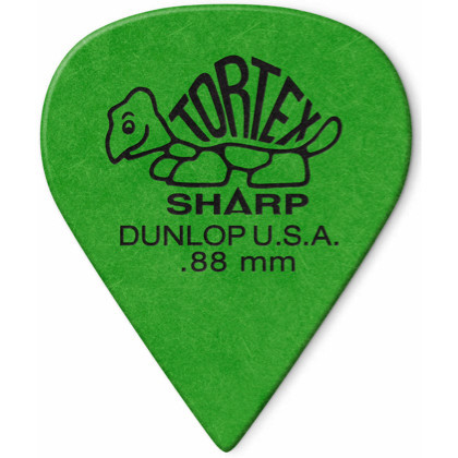 Медиатор Dunlop 412 Tortex Sharp 0,88 мм, 1 шт