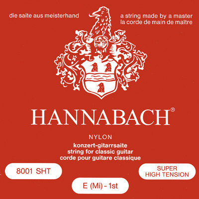 Hannabach 800SHT Red Silver Plated комплект струн для классической гитары