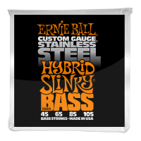 Струны для бас-гитары Ernie Ball 2843 Hybrid Slinky Bass Stainless Steel 45-105
