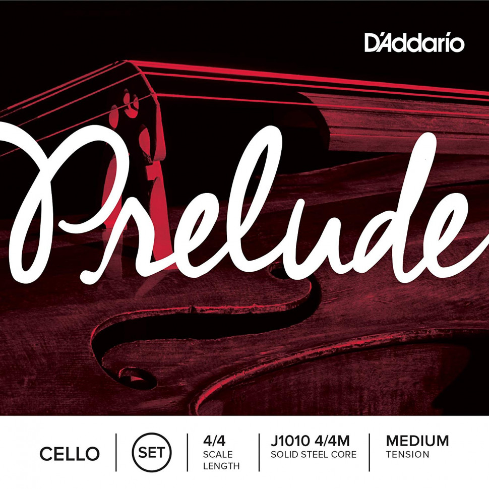 Струны для виолончели D'Addario J1010-4/4M Prelude 4/4