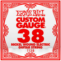 ​Одиночная струна для электрогитары Ernie Ball 1138, Nickel Wound​, 38