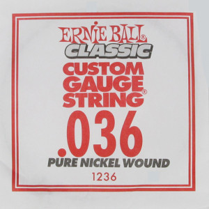 Ernie Ball 1236 струна для электро и акустических гитар, калибр .036