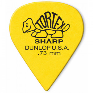 Медиатор Dunlop 412 Tortex Sharp 0,73 мм, 1 шт