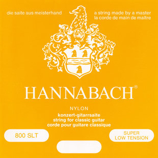 Hannabach 800SLT Yellow Silver Plated комплект струн для классической гитары