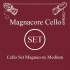 Larsen Magnacore струны для виолончели 4/4, среднее натяжение	
