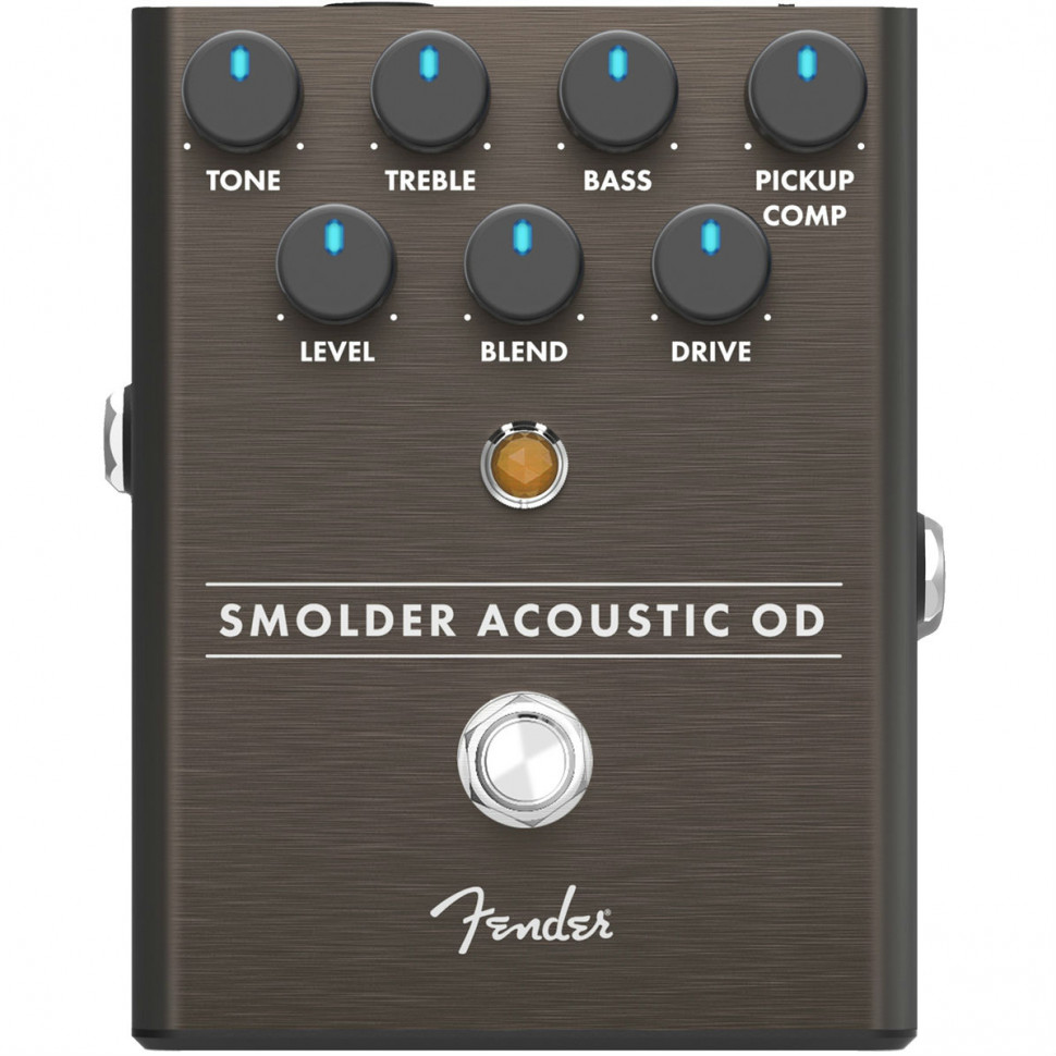 Fender Smolder Acoustic Overdrive напольная гитарная педаль эффекта овердрайв