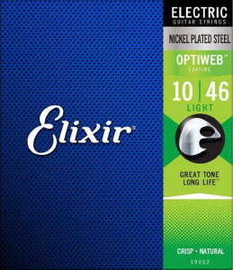 Струны для электрогитары Elixir 19052 Optiweb Light 10-46