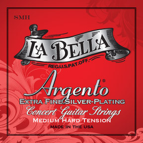 Струны для классической гитары La Bella SMH Argento Extra Fine Silver Plating