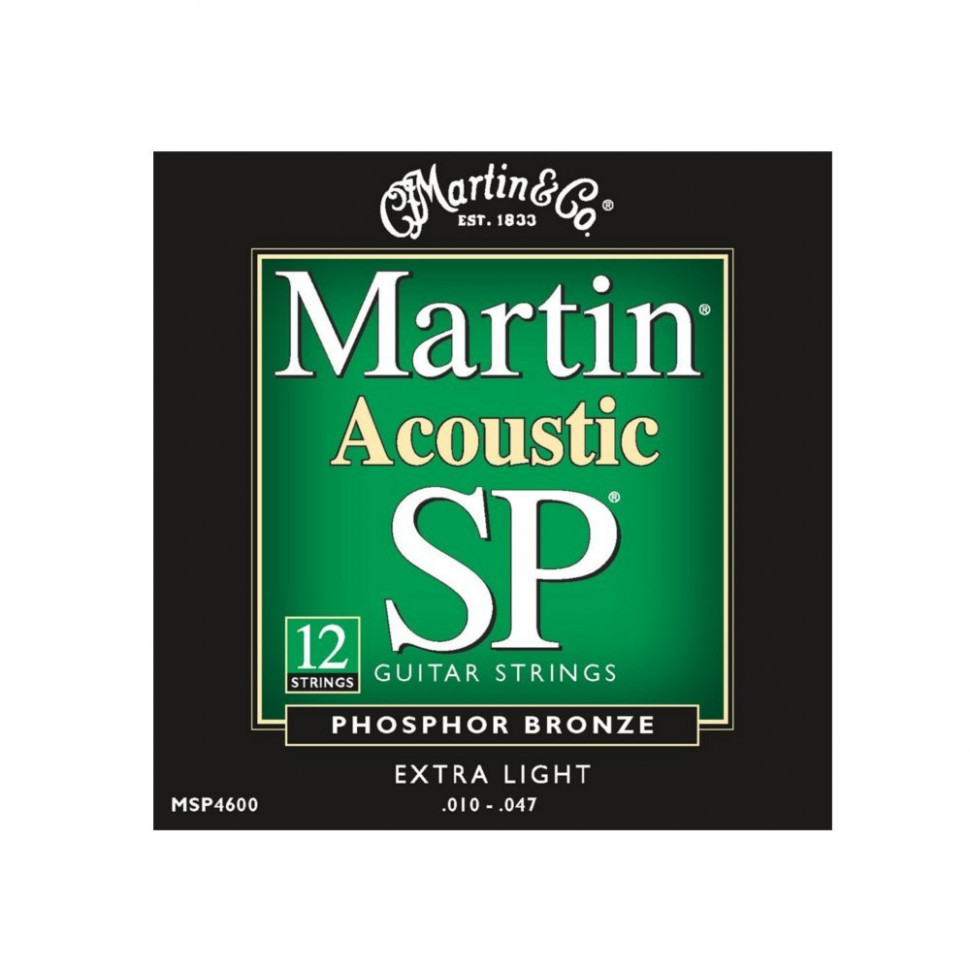 Martin 41MSP4150 струны для акустической гитары 12.5-55