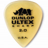 Медиатор Dunlop 433 Ultex Sharp 2,0 мм 1 шт