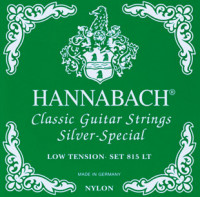 Hannabach 815LT Green Silver Special комплект струн для классической гитары