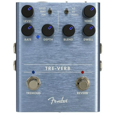 Fender Tre-Verb Digital Reverb, Tremolo гитарная педаль эффектов реверб, тремоло