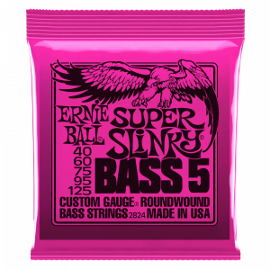 Ernie Ball 2824 Super Slinky Nickel Wound Bass 40-125 струны для 5-ти струнной бас-гитары