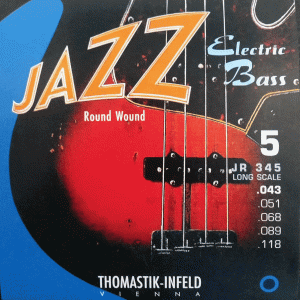 ​Струны для бас-гитары Thomastik JR345 Jazz Round Wound 43-118