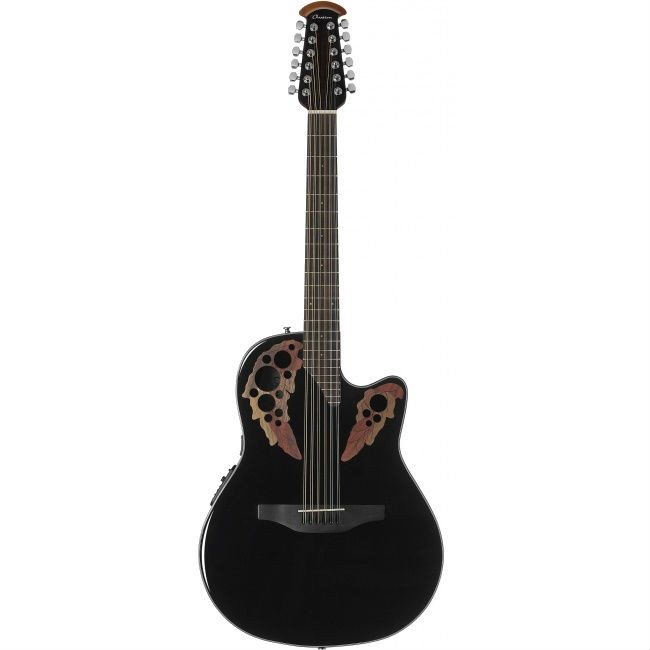 Ovation CE4412-5 Celebrity Elite Mid Cutaway Black электроакустическая гитара