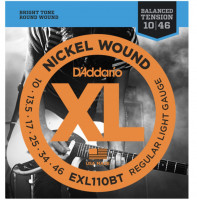 Струны для электрогитары D'Addario 10-46 EXL110BT Nickel Wound Balanced Tension Regular Light​