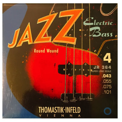 ​Струны для бас-гитары Thomastik JR364 Jazz Round Wound 43-101 Super Long Scale