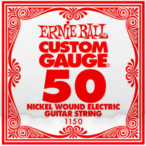 ​Одиночная струна для электрогитары Ernie Ball 1150, Nickel Wound, 50
